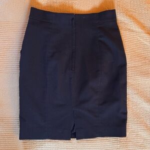 H&M Black Midi Pencil Skirt